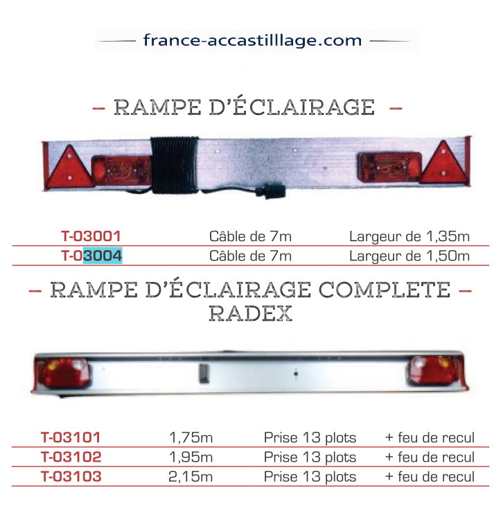 Rampe �clairage