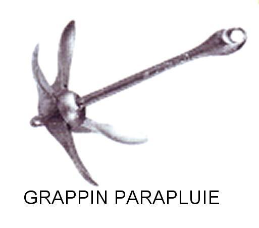 Grappin parapluie pelles tulipées