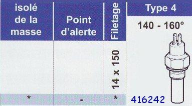 Sonde température type 4