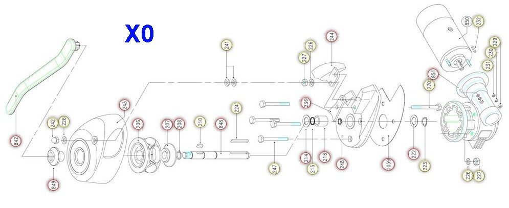 LOFRANS Pièces détachées X0 - X1 - X2 - X3- Project 1000