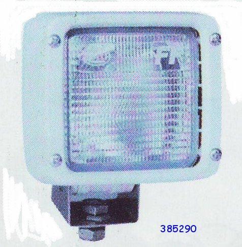 Projecteur carré blanc
