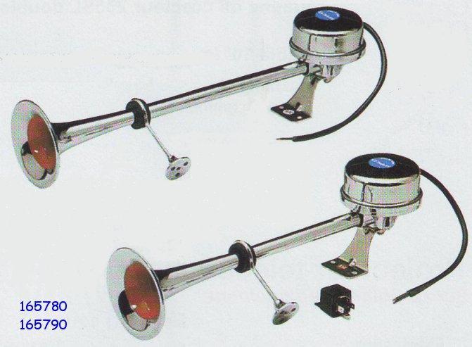 Kit 2 avertisseurs à trompe électrique