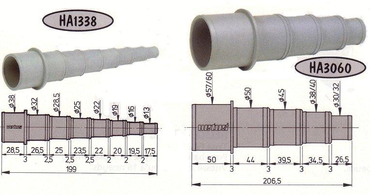 Section multidiamètre