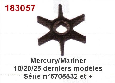 Mercury/Mariner turbine 18 à 25 cv