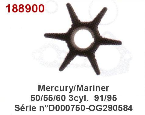 Mercury/Mariner turbine 50 à 60 cv