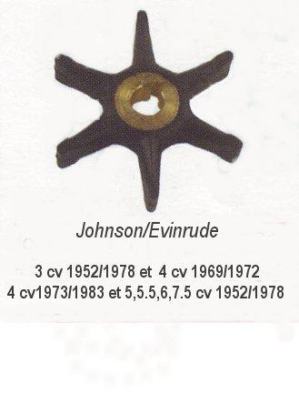 Johnson/Evinrude turbine 3 à 7.5 cv