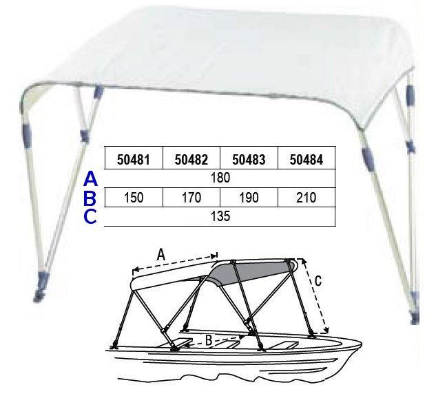 Bimini Vénus bateau à moteur Lalizas