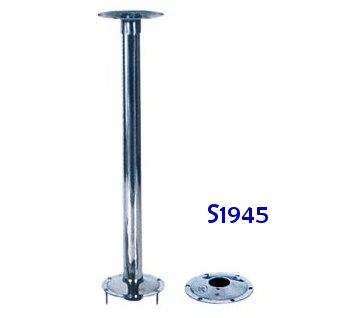 Pied de table inox