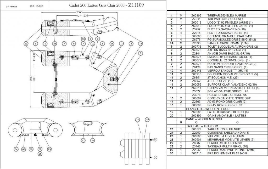 Zodiac 200 - 1995 à 2008
