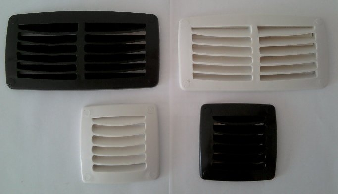 Grilles d'aération plastiques Lalizas