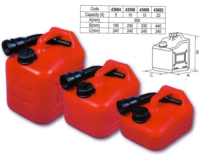 Jerrycans de 5 à 22 litres