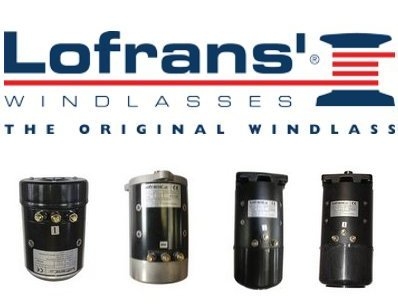 Moteurs guindeaux Lofrans 1500 à 2700 W - 24 volts