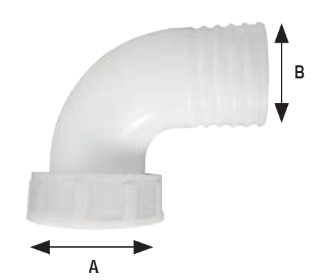 Raccord coudé 90° Nuova Rade