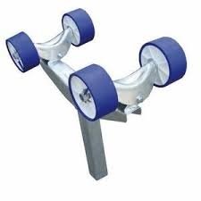 Chandelle/supports double/rouleaux