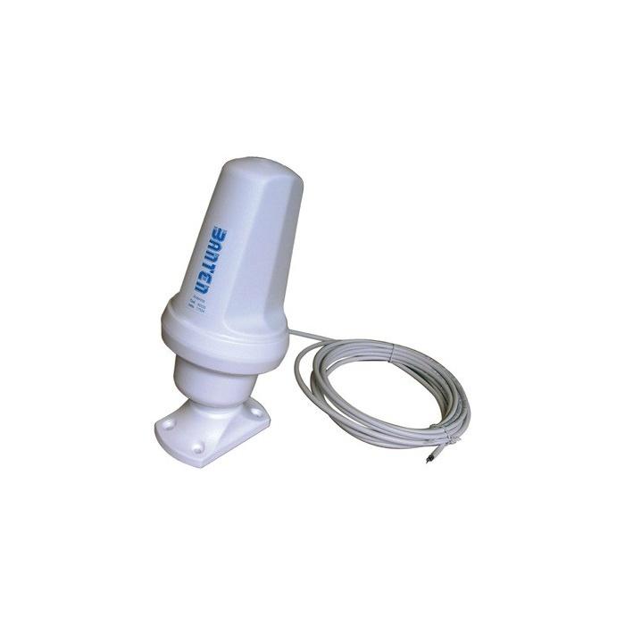 Antenne VHF carénée, 25cm, 5 mètres de câble, ferrule inox