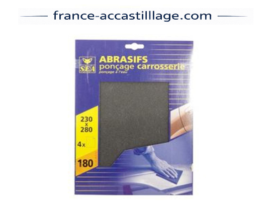 Pochettes d'abrasif à l'eau SOROMAP